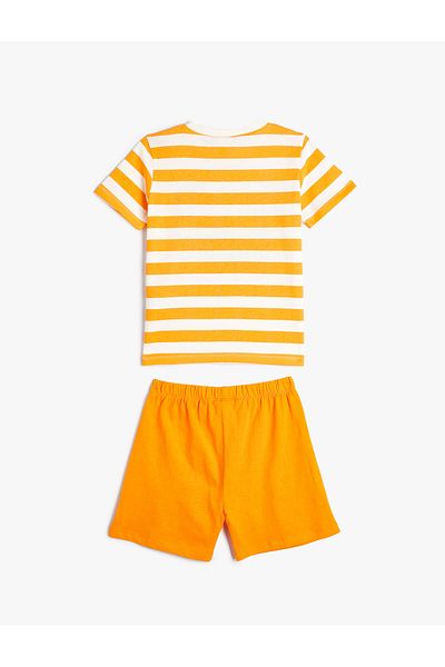 Koton 2-teiliges Set aus Baumwolle - Shorts und T-Shirt bedruckt