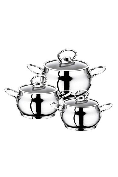 Bambum Rose Globe 6 Piece Deep Pot Set B4247