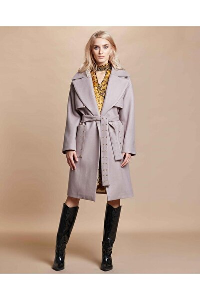 SERPİL Serpil Kadın Vizon Kaban 31104