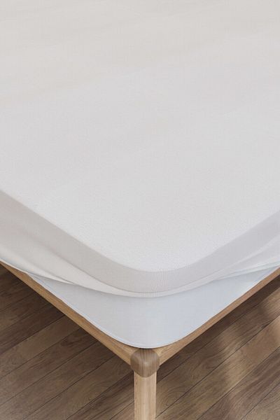 First Class Double Liquid Proof Fitted Mattress Mattress - White