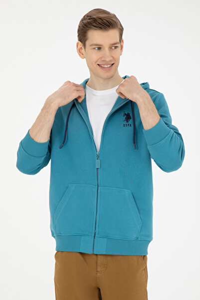 U.S. Polo Assn. Erkek Petrol Örme Hırka 50269401-VR102