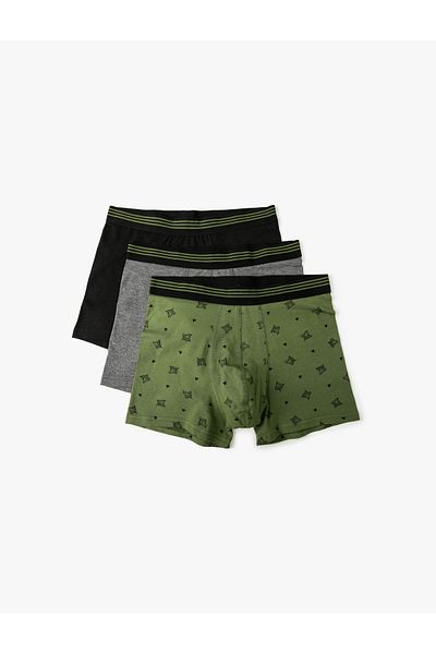 Koton Set boxer din 3 piese cu model multicolor