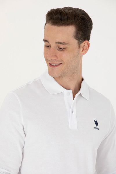 U.S. Polo Assn. Ανδρικό λευκό φούτερ Basic 50269403 -VR013
