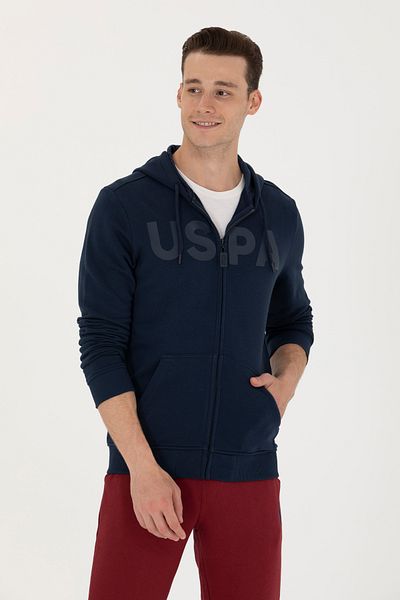 U.S. Polo Assn. Ανδρική ζακέτα πλεκτή Navy Blue 50269394 -vr033