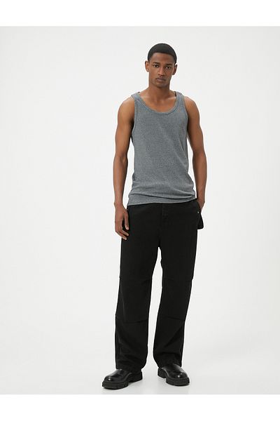 Koton Basic Tank Top aus Baumwollmischung - Rundhals