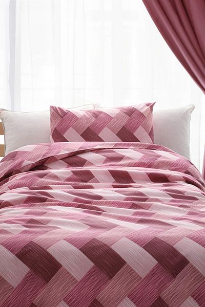 FAVORA Set cuvertură de pilota Capella Cotton Ranforce - Roz