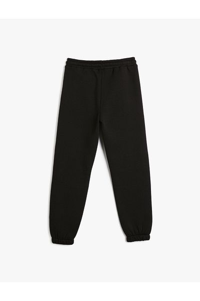 Koton Jogger Sweatpants Zipper Detailed Raised Cotton