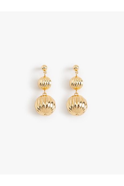 Koton Geometric Steel Mixed Earrings - Dangle