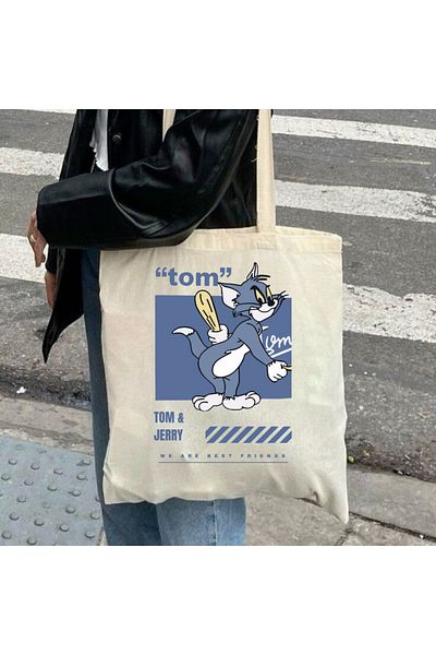 DENOKMODA Τσάντα ώμου Stillex Tom Printed