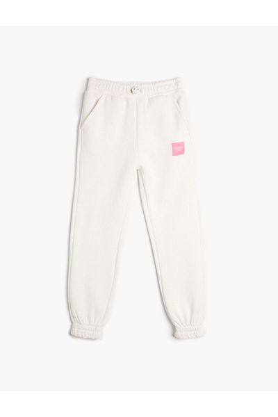 Koton Jogger Φούτερ με λεπτομέρεια ετικέτας, τσέπες, ελαστική μέση