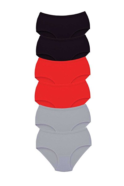 CEXOS talie înaltă 6 bucăți chiloți Bato pentru femei - cauciuc gros S12 CBT4...