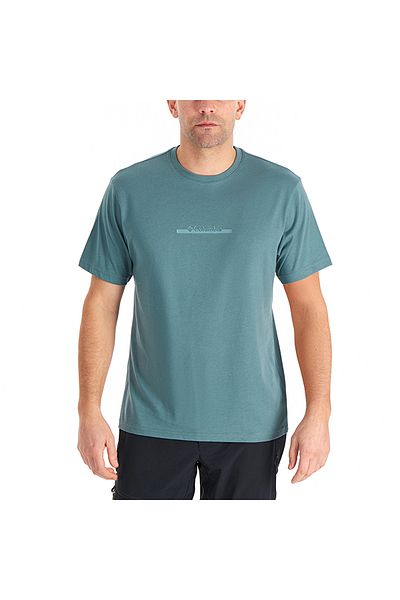Columbia Tricou verde pentru exterior pentru bărbați - Bar Split CS0121-346