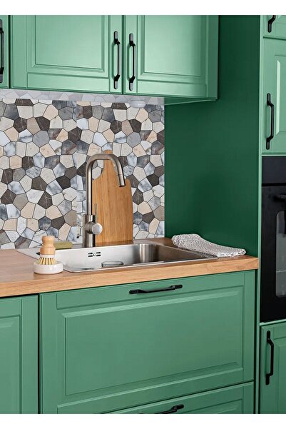 TİNK Kendinden Yapışkanlı Çatlak Mermer Desenli Pvc Panel 41x62 Cm (12 Adet) 3 M²