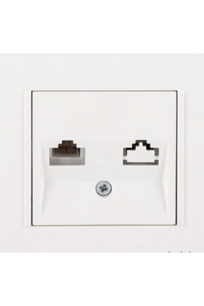 Netelsan Data Socket Rj 45 Cat6 Frame Included
