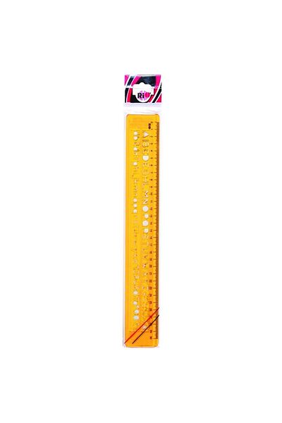 Rio Rıo Universal Writing Template 30cm with Ruler