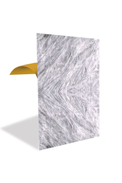 TİNK Kendinden Yapışkanlı Gri Mermer Desenli Pvc Panel 41x62 Cm (4 Adet) 1 M²