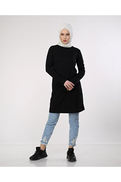 Bwest Natural Plain Basic Tunic - 06016.003 - Black