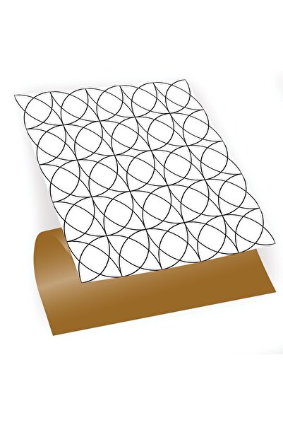 TİNK Kendinden Yapışkanlı Çizgi Desenli Pvc Karo 30x30 Cm (11 ADET) 1 M²