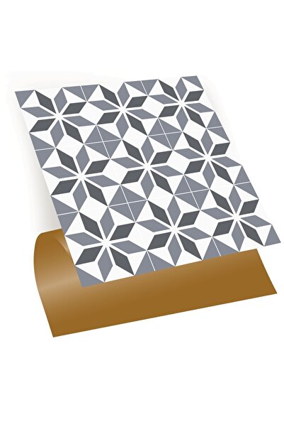 TİNK Kendinden Yapışkanlı Geometrik 037 Desenli Pvc Karo 30x30 Cm (56 ADET) 5m2