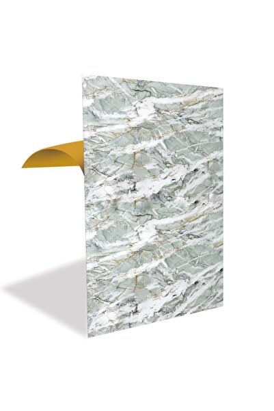 TİNK Kendinden Yapışkanlı Yeşil Agat Desenli Pvc Panel 41x62 Cm (4 Adet) 1 M²