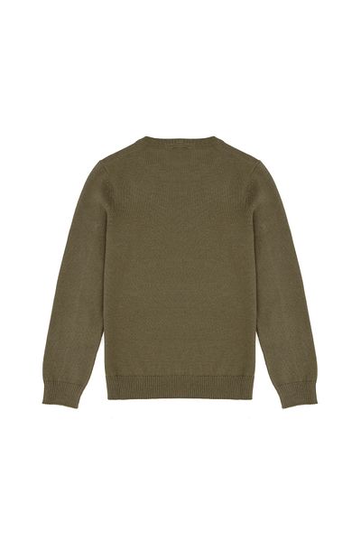 U.S. Polo Assn. Boy's Khaki Basic Sweater 50269409 -Vr027