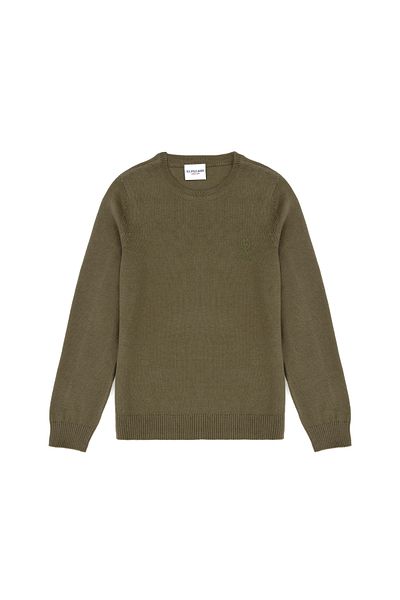 U.S. Polo Assn. Boy's Khaki Basic Sweater 50269409 -Vr027