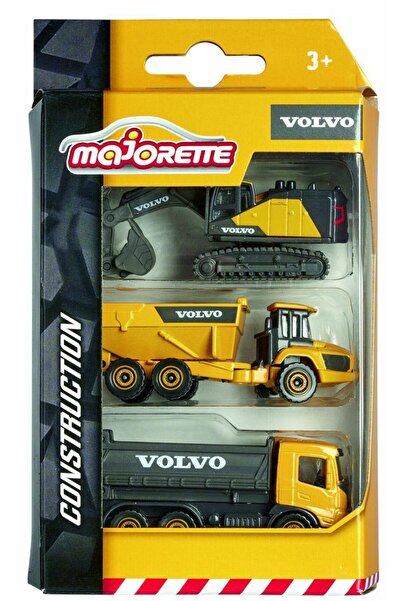 Majorette Volvo Construction Vehicles - Model 2 Set