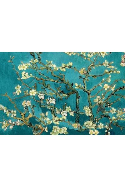 TİNK Almond Branches Patterned PVC 4-Piece Placemat 30x45 Cm