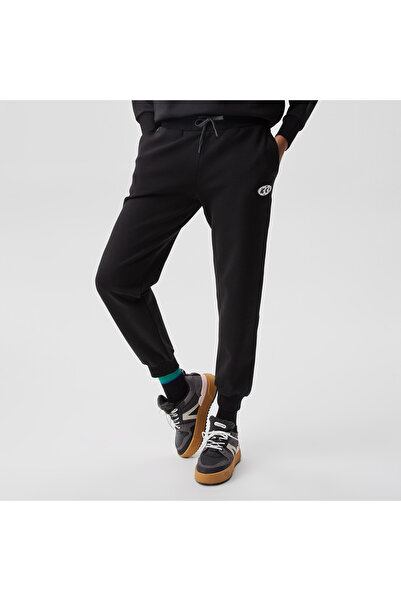 Lacoste Kadın Slim Fit Baskılı Siyah Eşofman Altı