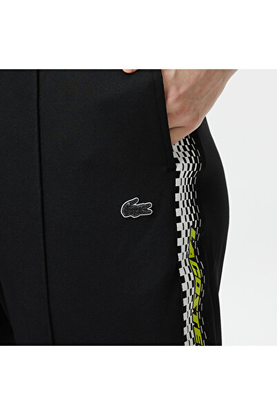 Lacoste Active Kadın Baskılı Siyah Eşofman Altı