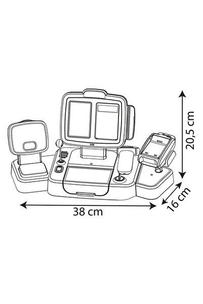 Smoby Elektronik Büyük Yazar Kasa 350114