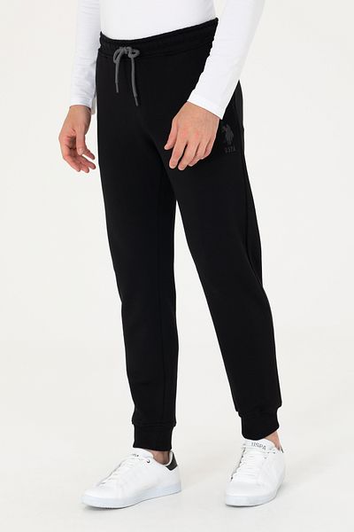 U.S. Polo Assn. Pantaloni de trening negri pentru bărbați 50269408 -VR046