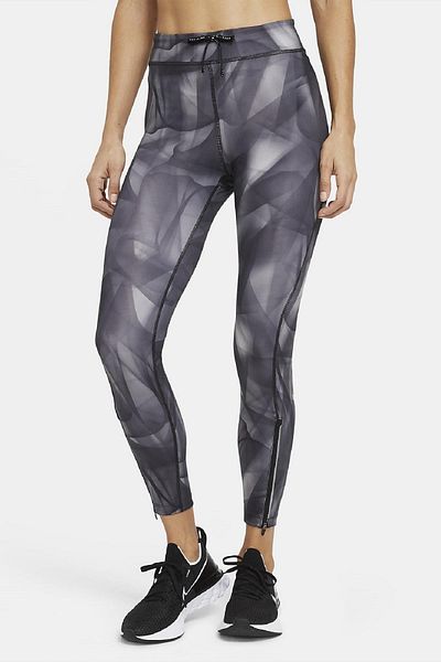 Nike Leggings Epic Faster Run Division 7/8 Gatherer Gri închis pentru femei