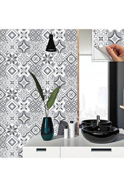 TİNK Kendinden Yapışkanlı Geometrik 019 Karma Desenli Pvc Karo 30x30 Cm (11 ADET) 1m2