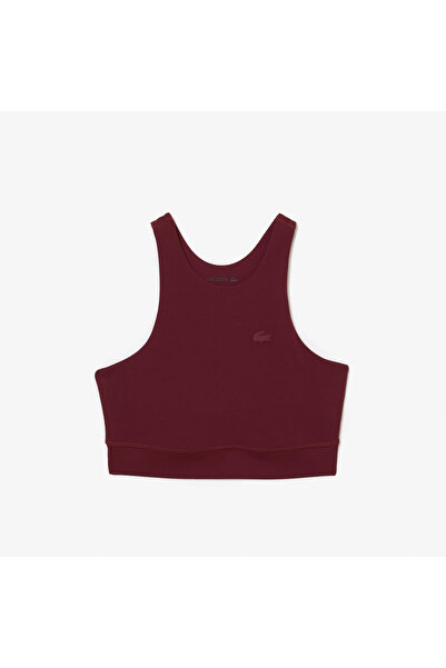 Lacoste Active Kadın Slim Fit Kolsuz Bordo Bra