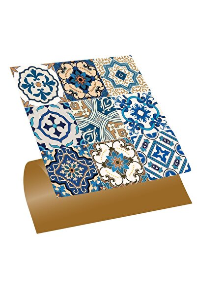 TİNK Kendinden Yapışkanlı Etnik Karo Desenli Pvc Karo 30x30 Cm (56 Adet) 5m2