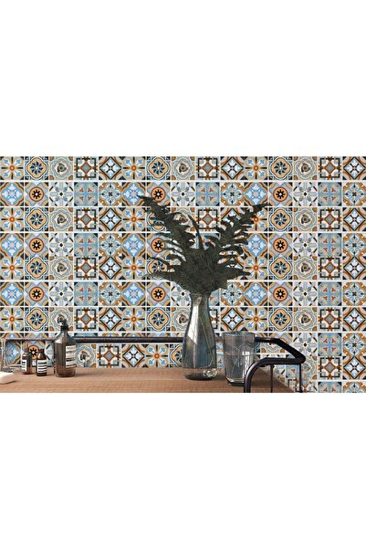 TİNK Kendinden Yapışkanlı Fas2 Desenli Pvc Karo 10x10 Cm 20'li Paket