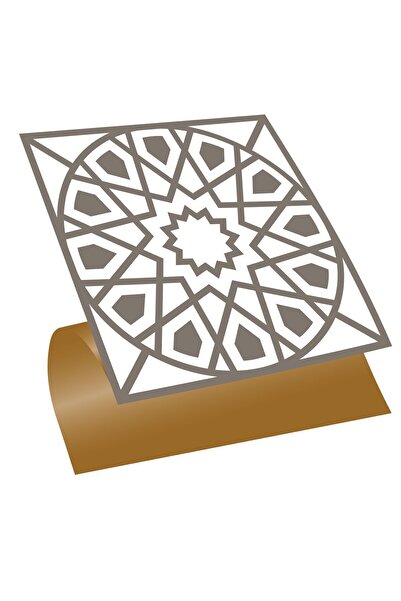 TİNK Kendinden Yapışkanlı Selçuklu Geometrik Desenli Pvc Karo 30x30 Cm (4 Ade...