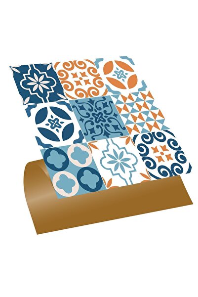 TİNK Kendinden Yapışkanlı Kontrast Desenli Pvc Karo 30x30 Cm (4 ADET) 0,36 M2