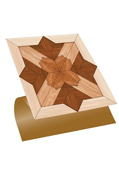 TİNK Kendinden Yapışkanlı Ahşap 002 Desenli Pvc Karo 30x30 Cm (4 ADET) 0,36 M²