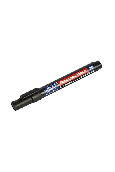 KRAF 230 PERMANENT MARKER KESİK UÇ - SİYAH