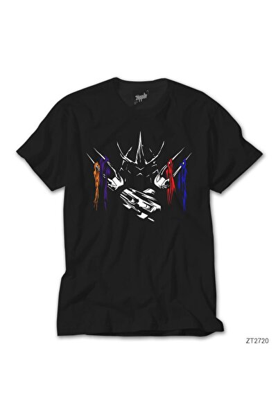 WAKHA Tricou negru Ninja Turtles Shredder