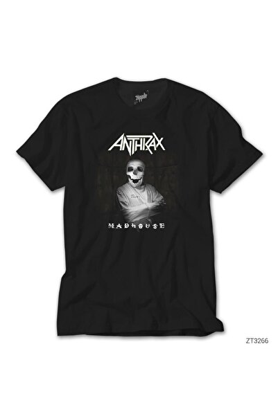 WAKHA Tricou negru Antrax Madhouse