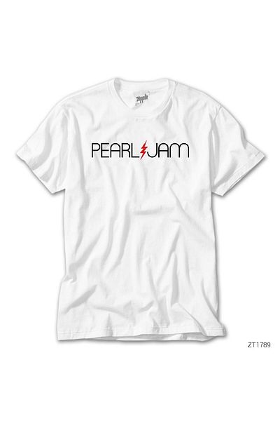 CrowsGate Pearl Jam Lighting White T-Shirt