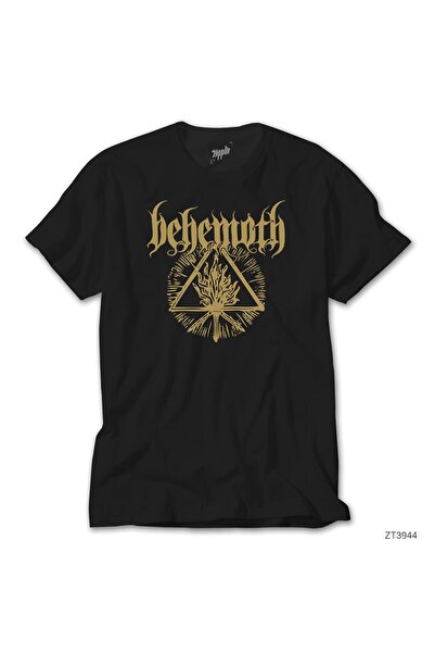 Lunas Glow Μαύρο T-Shirt Behemoth Triangle
