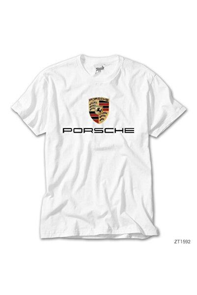 CrowsGate Tricou alb Porshe