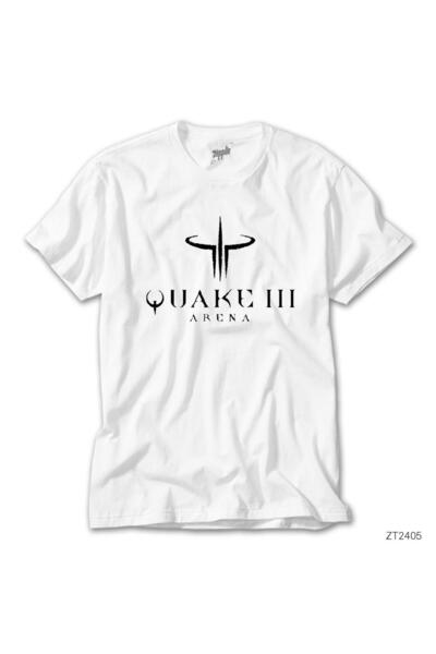Generic Brand Λευκό μπλουζάκι Quake 3 Arena