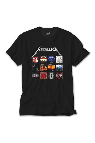 Lunas Glow Coperți pentru albume Metallica Tricou negru