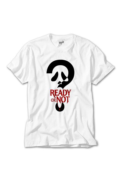 CrowsGate Scream Ready Or Not White T-Shirt
