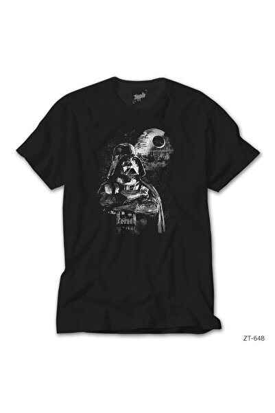 WAKHA تي شيرت ستار وورز لورد فيدر أسود